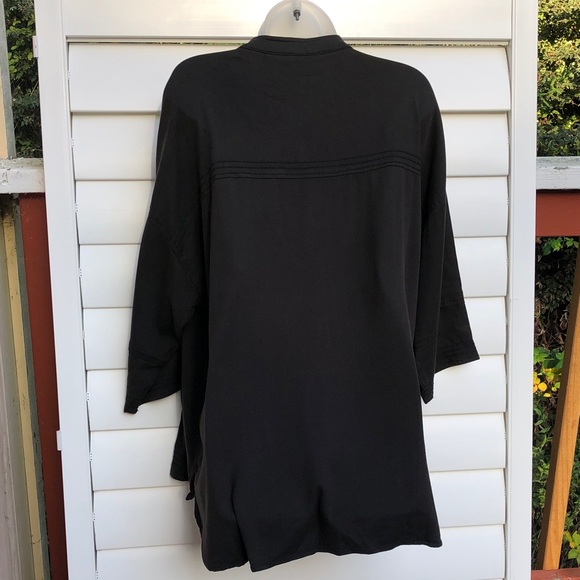 Soft Surroundings Black Zip-Front Blouse - Picture 9 of 12